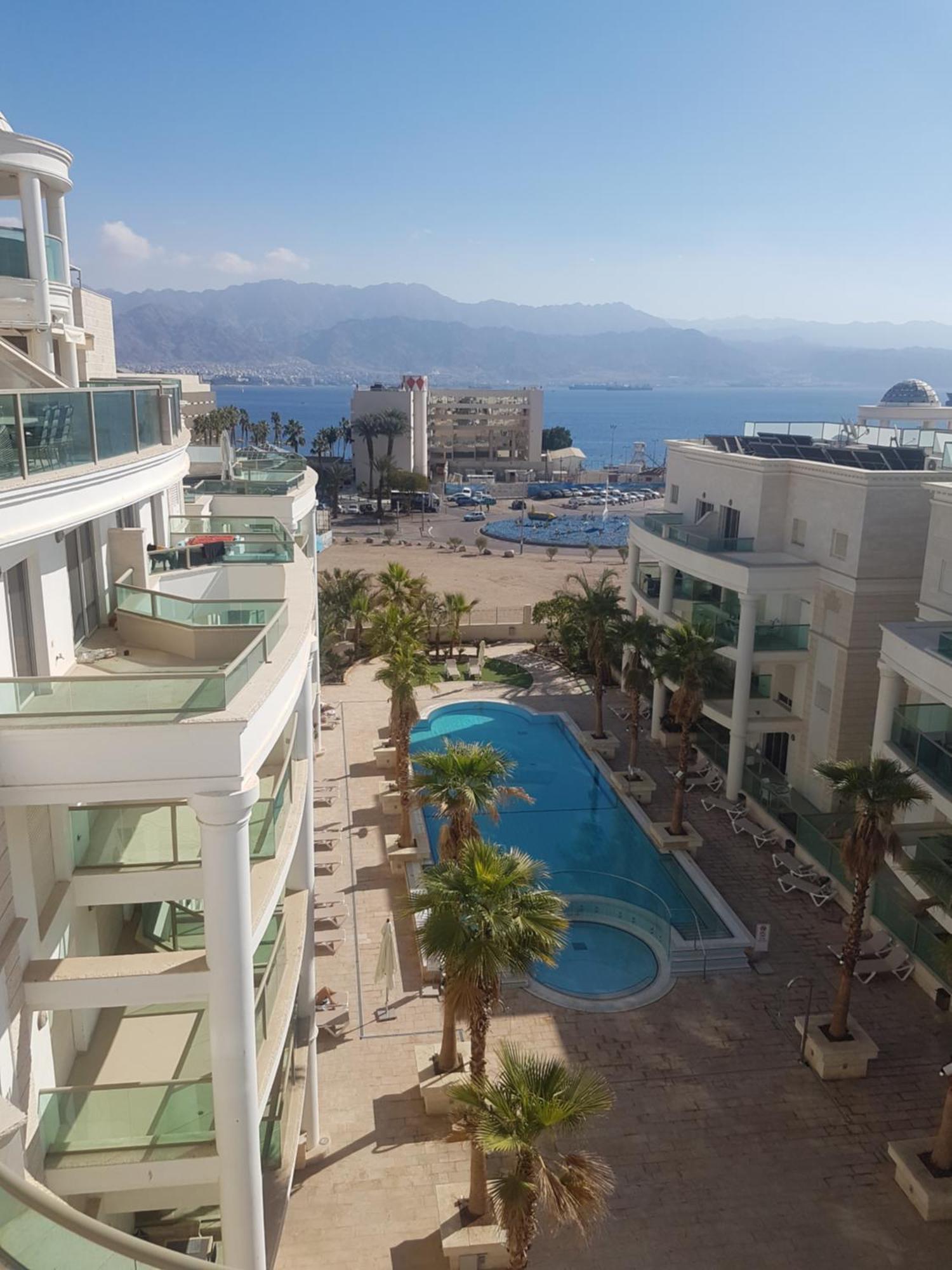 Palmore Top Luxury Penthause With Juccuzi First Line Of The Seaside Lägenhet Eilat Exteriör bild